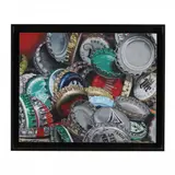 Caps by Donna Slade, Colored pencil on panel, sold Jul 2023