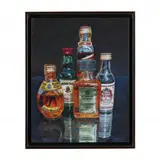Vintage Miniatures by Donna Slade, Colored pencil on panel, sold Jul 2023
