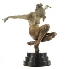 Tranquility by Tuan Nguyen, Bronze with marble patina, sold Jul 2023