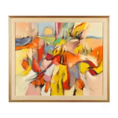 Kachina Cactus by Carl Blair, Oil on canvas, sold Jul 2023
