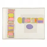 Untitled by Madeleine Johnson Heidrick, Oil and paper collage on canvas, sold Jul 2023