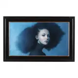Mystery Girl by Naiara Castellanos, Oil on linen, sold Jul 2023