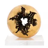 M86 Sfera con perforazione by Arnaldo Pomodoro, 1978, Bronze multiple, sold Jul 2023