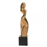 Abstract Figural Bronze by James Edward Ritchie, Polished bronze, sold Jul 2023
