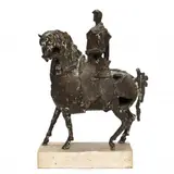 Horse and Rider by Venancio Blanco, Patinated bronze, sold Jul 2023