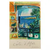 Côte d'Azur by Pablo Picasso, Lithograph in colors, sold Jul 2023