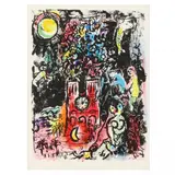 Tree of Jesse - Notre Dame, Paris by Marc Chagall, Lithograph in colors, sold Jul 2023