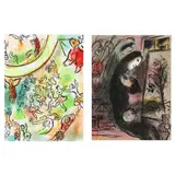 La Plafond de l'Opera de Paris (The Ceiling of the Paris Opera) / Inspiration (Two Works) by Marc Chagall, The first: lithograph in colors, sold Jul 2023