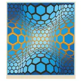 Untitled (Geometric Composition) by Victor Vasarely, Serigraph in colors, sold Jul 2023