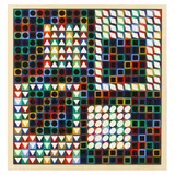 M.C.-2 by Victor Vasarely, Serigraph in colors, sold Jul 2023