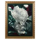 Peonies by Michael Gerry, Oil on canvas, sold Jul 2023
