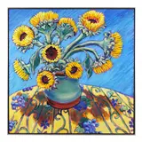 Provence Sunflowers by Jim Chapman, Oil on canvas, sold Jul 2023