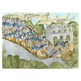 Untitled (Beijing, the Great Wall) by Andrew Li, Watercolor and marker on paper, sold Jul 2023