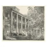 The Hayes Plantation House at Edenton, North Carolina by Louis Orr, Etchings, sold Jul 2023