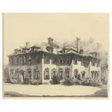The Stanley House, New Bern, North Carolina by Louis Orr, Etching, sold Jul 2023