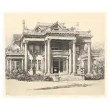 The Blades House, New Bern, North Carolina by Louis Orr, Etchings, sold Jul 2023