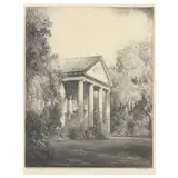 Orton Plantation, Brunswick County, North Carolina by Louis Orr, Etching, sold Jul 2023