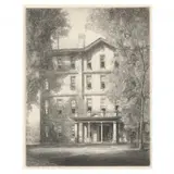 Lyman House - St. Augustine College, North Carolina by Louis Orr, Etching, sold Jul 2023