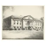 The Old Mint, Charlotte, North Carolina by Louis Orr, Etching, sold Jul 2023