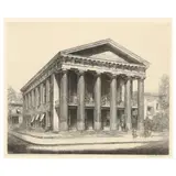 The Old Court House, Salisbury, North Carolina by Louis Orr, Etching, sold Jul 2023