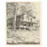 The Rock House, Near Charlotte, North Carolina by Louis Orr, Etching, sold Jul 2023