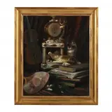 Playtime with Kittens by Johannes Josephus Hovener, Oil on canvas, sold Jul 2023