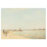 Nile Flats by Robert Talbot Kelly, Watercolor on paper, sold Jul 2023