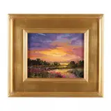 Valley Sunset by Thomas DeDecker, Oil on board, sold Jul 2023