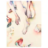 Figural Study and Ashtray by Dennis Zaborowski, Watercolor on paper, sold Jun 2023