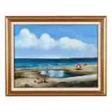 Dog Days of Summer by S. Gross, Oil on canvas, sold Jun 2023
