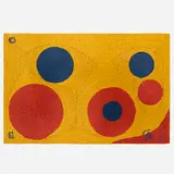 Sun tapestry by Alexander Calder, 1974, hand-woven maguey fiber, sold Mar 2026