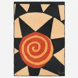 Star tapestry by Alexander Calder, 1975, hand-woven maguey fiber, sold Mar 2026