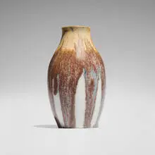 Vase by Auguste Delaherche, 1904-30, glazed porcelain, sold Feb 2026