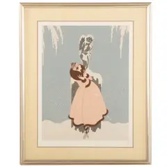 Untitled by Erté, 1986, Serigraph in colors, sold Jan 2026