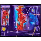 Urban Dusk by Gustavo Ramos Rivera, 2017, acrylic on canvas, sold Sep 2024