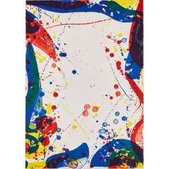 Sulfur Water by Sam Francis, 1967, lithograph, sold Sep 2024