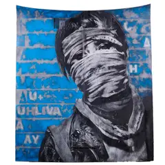 Untitled (Plymouth Hood) by Eddie Colla, mixed media with printed and painted elements, sold Sep 2024