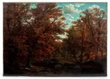 Autumn Landscape Scene by Frederick Hatfield Clark, 1888, Oil on Canvas, sold Dec 2025