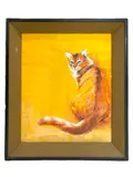 Untitled by Cats.- Wenzel, oil, offered Jan 2022