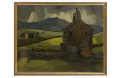 Untitled by D. Waterhouse, oil on board, offered Jan 2022