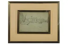 Untitled by L. S. Lowry, lithograph, offered Jan 2022