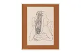 Untitled by Leonard Victor Mitchell, ink and pencil on paper, offered Jan 2022