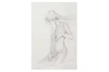 Untitled by David Wilde, pencil and coloured, offered Jan 2022