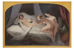 19th century by Erotic Scene, watercolour, offered Jan 2022
