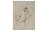 P.r.a. (plympton 1723 - 1792 london) by Possibly Sir Joshua Reynolds, ink on paper, offered Dec 2021