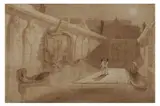 Untitled by James Baker Pyne, ink and brown, offered Dec 2021