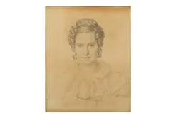 Untitled by Carl Sieg, pencil on paper, offered Dec 2021
