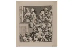 Untitled by William Hogarth, etching on paper, offered Dec 2021