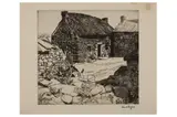 Untitled by Eleanor Hughes, etching on paper, offered Dec 2021
