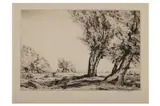 Untitled by William Palmer, etching on paper, offered Dec 2021